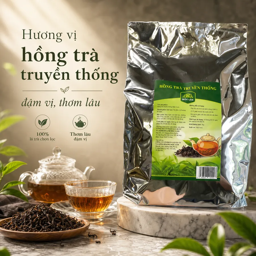 Hồng trà truyền thống Mộc Lam